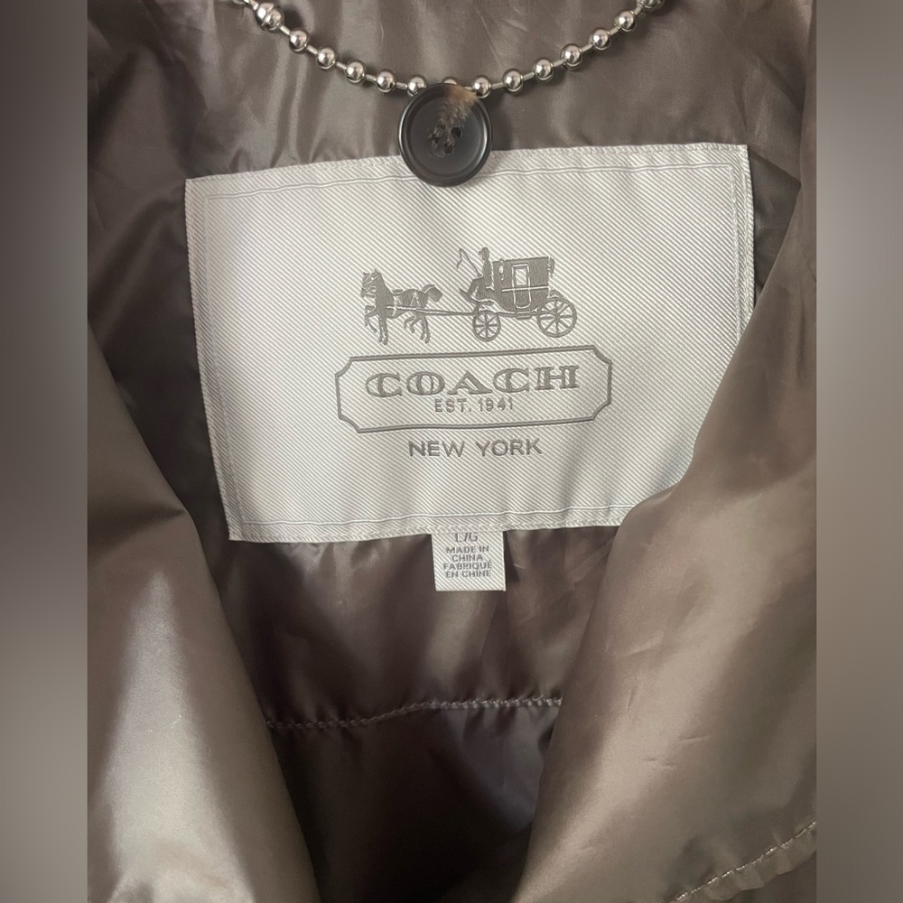 Like New Coach “Getaway” Softshell Jacket Large - Picture 2 of 15